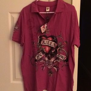 Ed hardy polo NWT